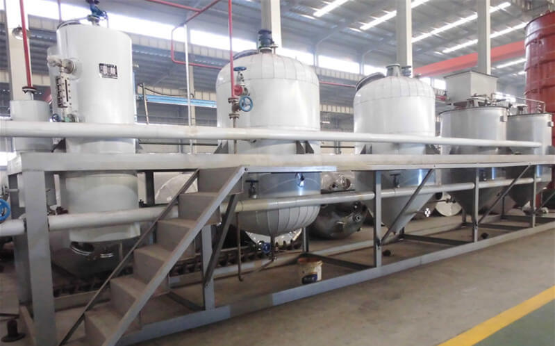 edible oil refining plant